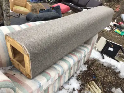 Extremely solid wood column pillar balance beam for gymnastics It came out of a judo gym but I think...