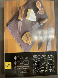 Stilton slate cheese board. Brand new. 