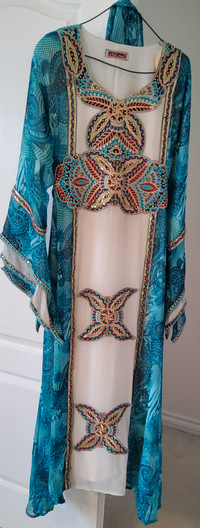 Long abaya formal dress