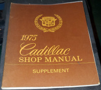 1975 CADILLAC Shop Manual OEM