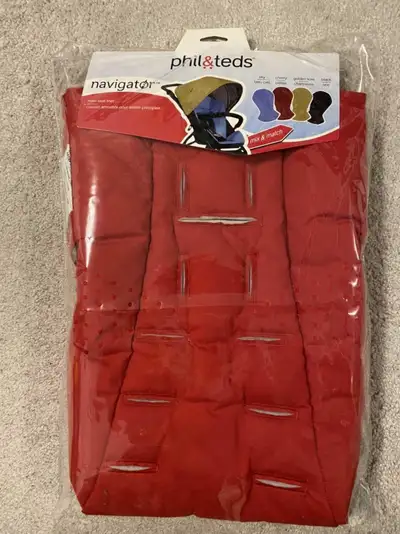 Phil & Ted’s universal stroller seat liner. Easy to clean and fits most strollers. Barely used, like...