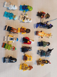 Assorted Lego minifigures. Good condition. 7  bucks each