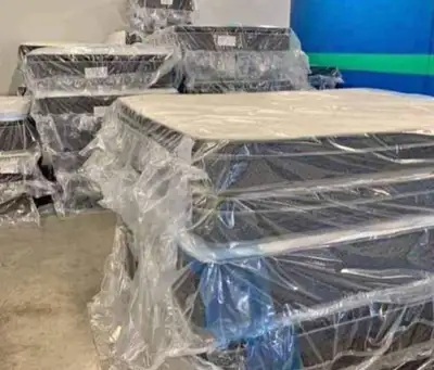 Never-Used !!! Double Size Mattress & Box, View more