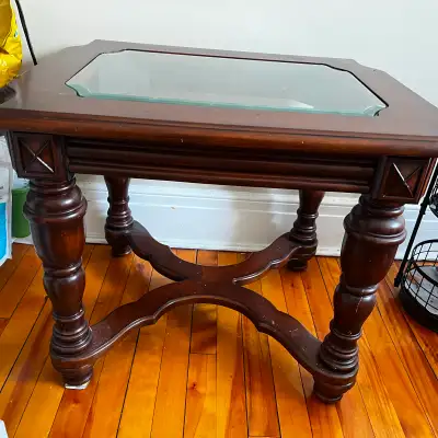 Solid wood coffee table, View more