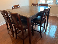 Marble Top Dining Table For Sale