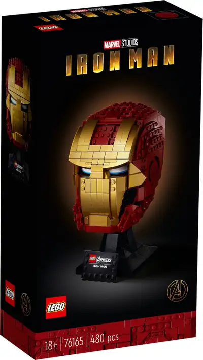 LEGO 76165 Iron Man Helmet (2020) 480 Pcs, View more