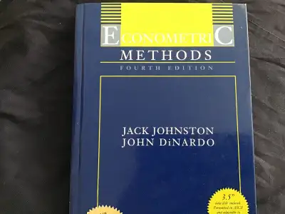 Econometric methods 4e by Johnston and dinardo, View more
