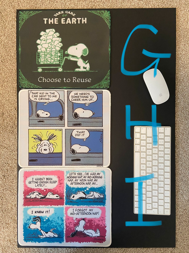 Peanuts/Snoopy mouse pad  in Laptop Accessories in Saskatoon - Image 4