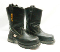 MOTORCYLCE WORK BOOTS CATERPILLAR Steel Toe Safety Boot Size 7