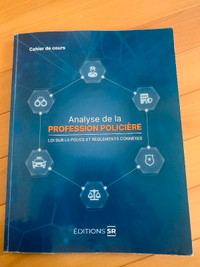 Analyse de la profession policière 5e édition Éditions SR