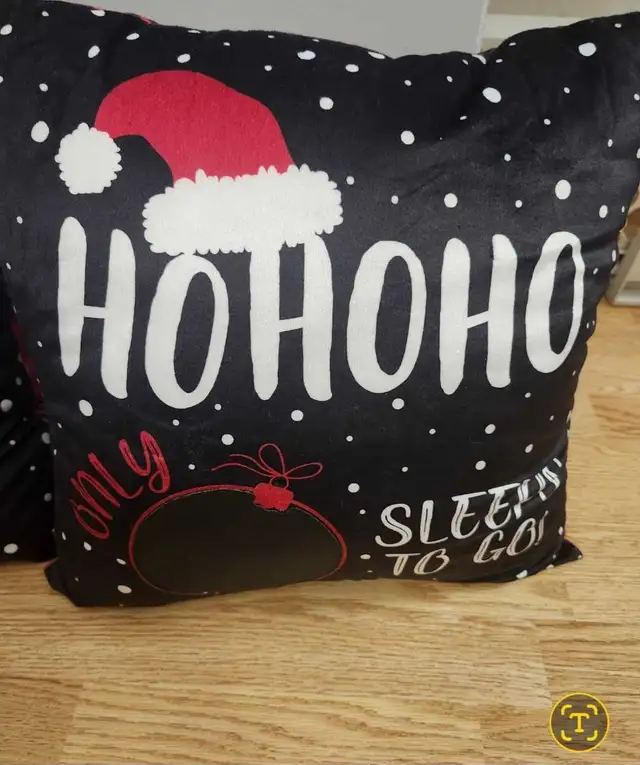 Brand New Christmas Pillows countdown till christmas in Holiday, Event & Seasonal in Calgary - Image 4