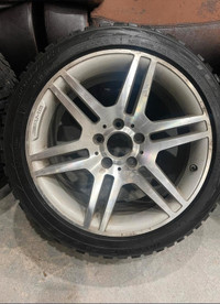 225/45/17 Toyo Observe G3 Ice Rims and Tires 5x112 17's 90%