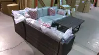 Brand New Wicker Patio L Sectional 