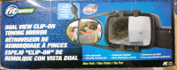 Dual Lens   Towing Mirror with Ratchet    Mount