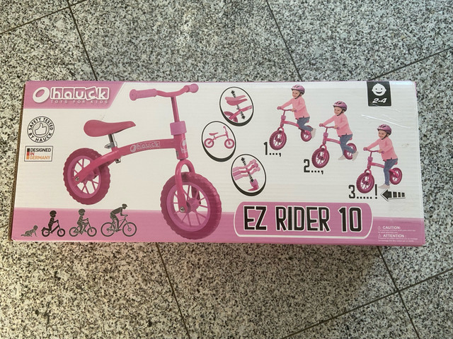 Brand new in box kids ages 2-4 adjustable balance bike in Kids in La Ronge