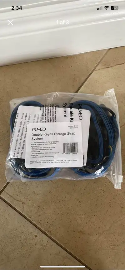 Kayak storage strap, View more