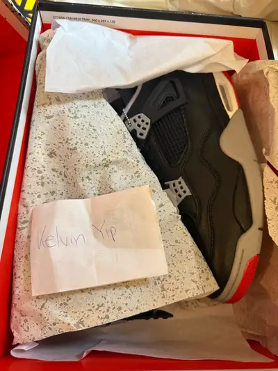 Brand new size 11.5 bred reimagined Jordan 4. Price is firm. Pickup in downtown Toronto. 300+ positi...