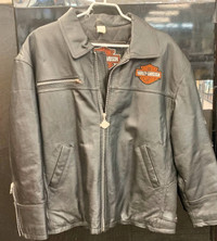 XL Leather Harley Davidson Jacket