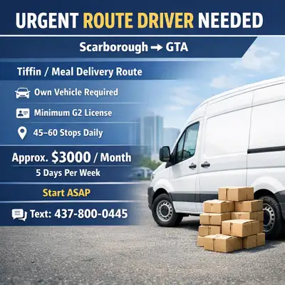 Urgent Driver Needed, View more