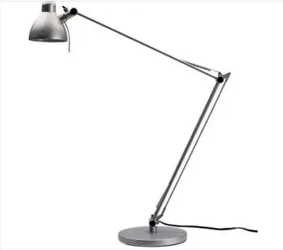 IKEA Antifoni Silver Desk Work Lamp - Adjustable Arm, Head, View more