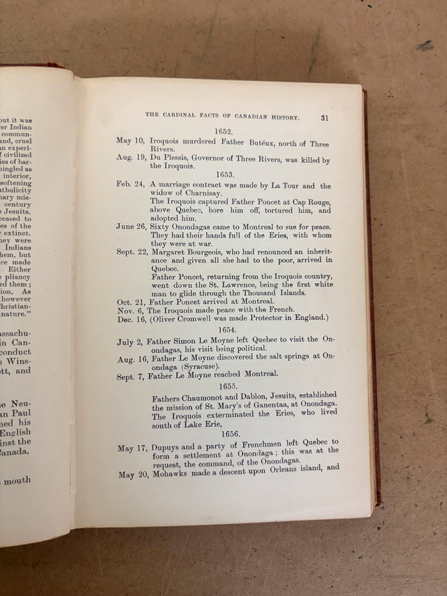 The Cardinal Facts of Canadian History, 1899 First Edition  in Non-fiction in Ottawa - Image 4