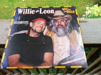 Willie and Leon Vinyl Awesome Record Double Antique Lp Music 13"