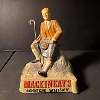 MACKINLAY'S SCOTCH WHISKY AD ADVERTISING BAR COMPOSITE FIGURE MA