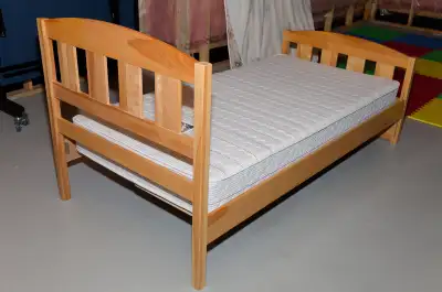 Bed frame for children - Twin sized wood, View more