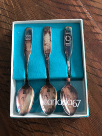 1967 Canada expo spoon set 