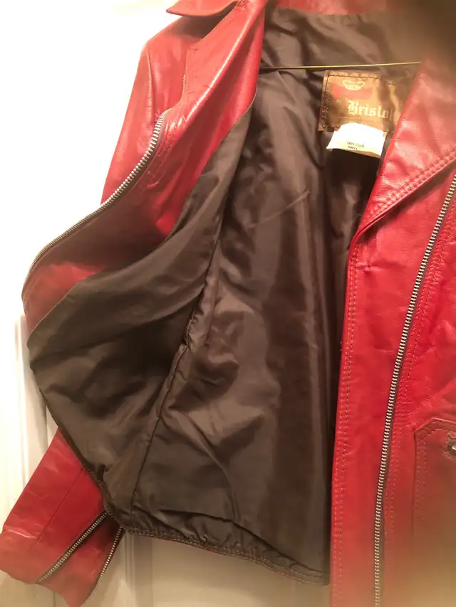 Vintage Women’s Cafe Racer Leather Motorcycle Jacket Bristol in Women's - Other in Oakville / Halton Region - Image 7