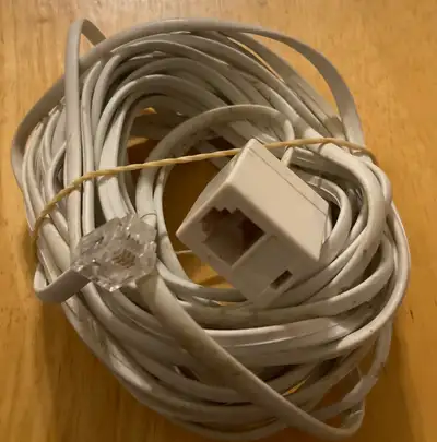Telephone Extension Cord Twenty Five Ft. Long, View more