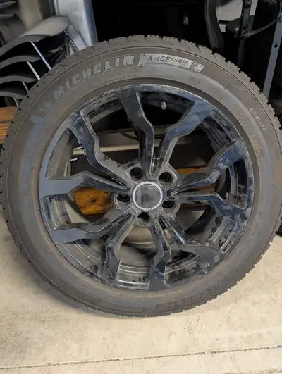 Set of gently used Michelin X-Ice Snow tires. These tires have provided reliable traction and handli...