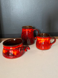 3 Pieces of Vintage Genin Trudeau Chanteclair Pottery