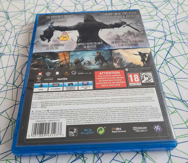 Jeux PS4 dans Sony PlayStation 4  à Ville de Montréal - Image 2