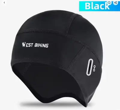 THERMAL BIKE SCULL CAP BICYCLE FLEECE HELMET LINER WINTER/FALL, View more
