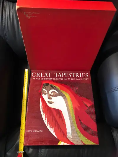  Great tapestries, giant hardcover book, View more
