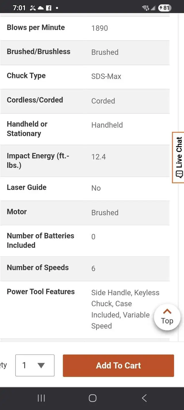 BOSCH SDS MAX DEMOLITION  HAMMER in Power Tools in Hamilton - Image 7