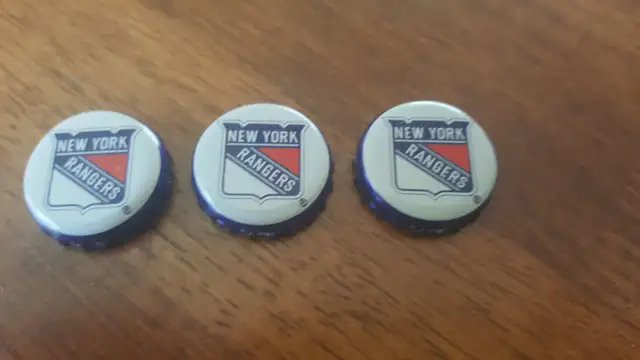 New York Rangers NHL Logo Beer Caps (3)63848995239553120
