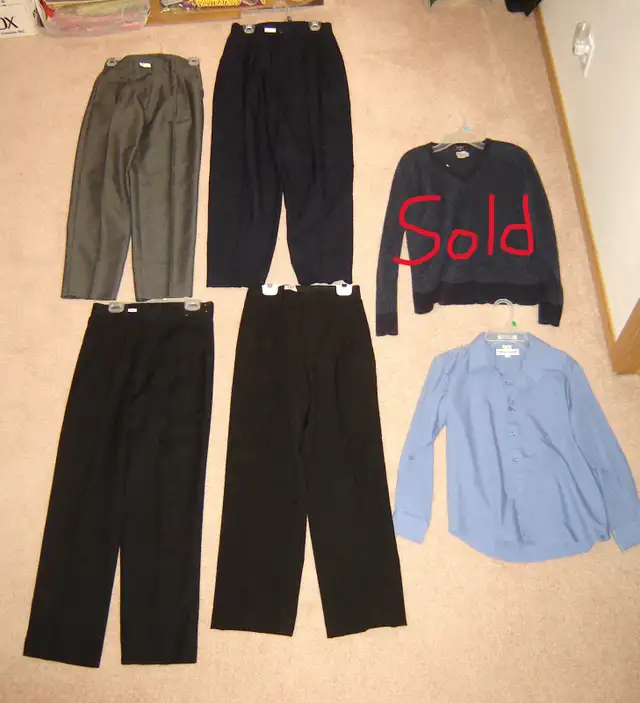 Dress Shirts & Pants - sz 6, 10, 12, 14, 16, 18, men's 14.5, 15 in Kids & Youth in Strathcona County - Image 5