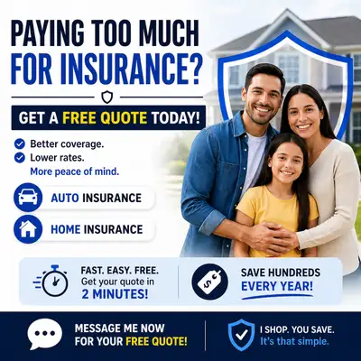 What if you’re paying too much for insurance… and nobody told you? I help people compare rates and f...