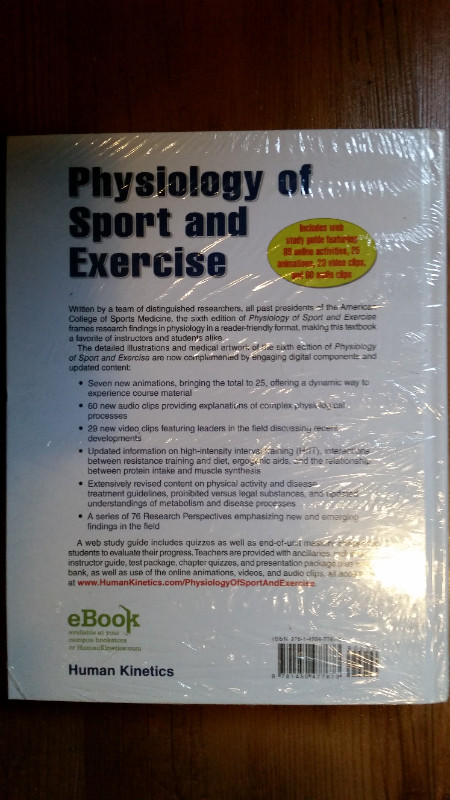 Physiology of Sport and Exercise (Sixth Edition) in Textbooks in St. Catharines - Image 2