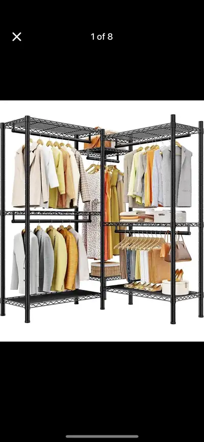 Raybee Clothes Rack, 900LBS Heavy Duty Clothes Rack, Clothing Ra, View more
