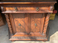 Victorian Style Wood Cabinet