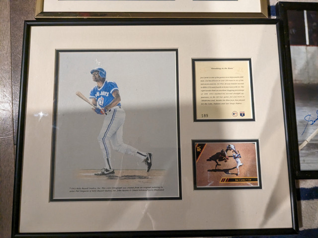 1993 Joe Carter and Jack Morris Lithographs in Arts & Collectibles in Trenton