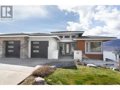 Lake Okanagan Luxury Semi-Lakefront Home in Lake Country - Investment Opportunity with Built-In Tena...