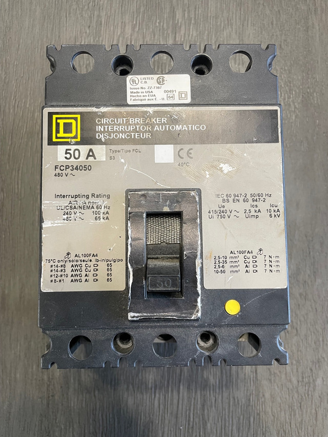 Disconnects and breakers in Electrical in Swift Current