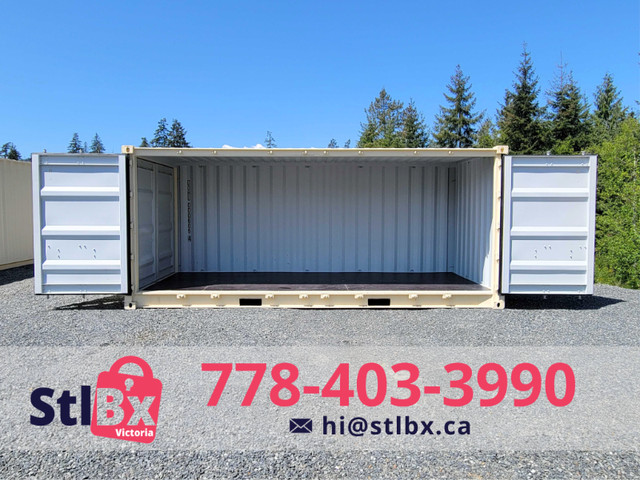New 20ft Shipping Container with Side Doors - SALE in Victoria! in Bookcases & Shelving Units in Nanaimo - Image 4
