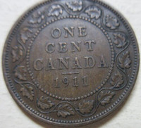 1911 large Canada  Penny