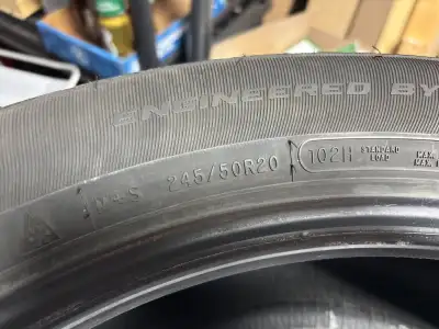 Motomaster Winter Tires 245/50R20 – Set of 4 (Used, Great Condition) Selling a set of 4 Motomaster w...