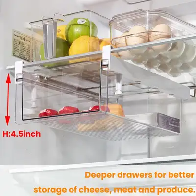 NEW-Universal hanging refrigerator drawer suit 14" - 19.5" shelf, View more